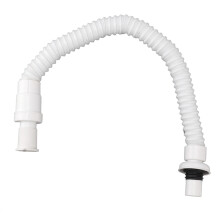 ABS-Wellrohr für Badewannen, geformtes flexibles P-Siphon-System mit Geruchsschutz, einfache werkzeuglose Installation, ausziehbares Design für