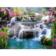 Diamond Painting Kit 5D Waterfall Scenic Art for Adults, DIY Crystal Gem Canvas, 14x20in