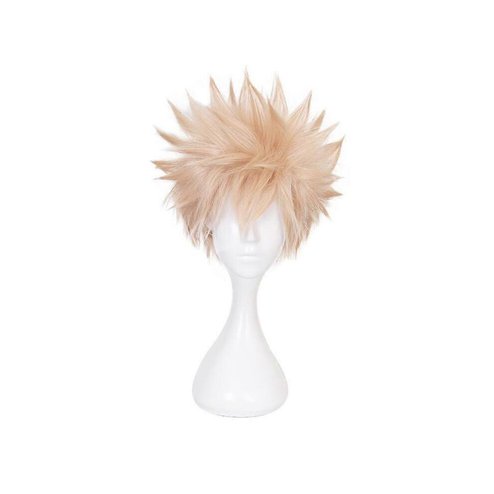 Unisex Cosplay Bakugou Katsuki Short Wig My Hero Academia U5s0 Baku Hero Blonde