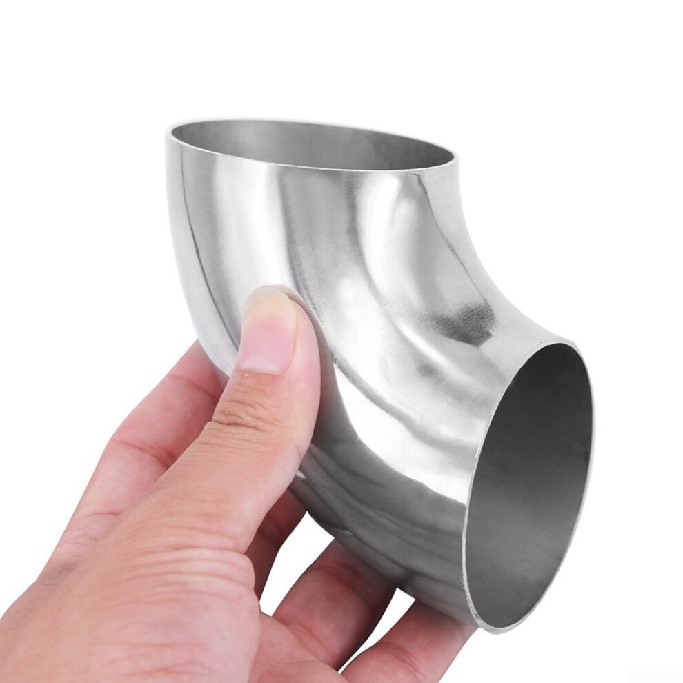 Stainless Steel 304 Elbow Fitting 90 Degree Bend Radius For Plumbing Construction 38Mm 9323874617695