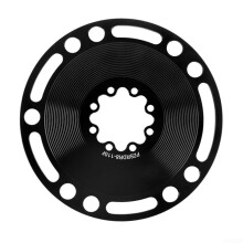 3 Hole Crank to 4 Hole Disc Adapter CNC Anodized Aluminum for Bike Drivetrain Noise Reduction (8 Bolt)