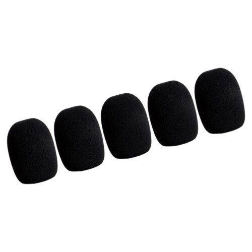 Wiederverwendbare Mikrofone, Schwämme, Filter,-Schwarz