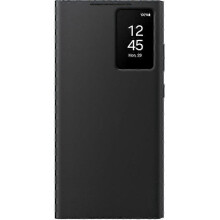 Official Galaxy S24 Ultra Smart View Wallet Case, Black