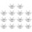 14 Pcs Golf Shoe Spike Replacement Anti Slip 2