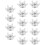 14 Pcs Golf Shoe Spike Replacement Anti Slip 4