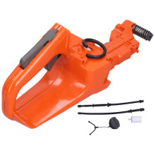 Conjunto de alça traseira para combustível/gás, com compatibilidade universal, peças de reposição para motosserras Husqvarna 450 e 445E, em ABS