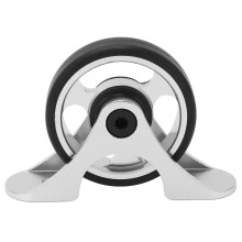 Extensión de guardabarros para bicicleta plegable Brompton Easywheel, ruedas traseras dobles con estructura de rodamientos de acero, rotación