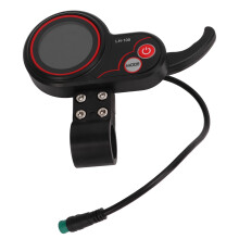 Verlicht display voor e-bike, eenvoudig te installeren display met 22 mm montagebeugel, duurzaam LCD-display compatibel met 24V, 36V, 48V en 60V