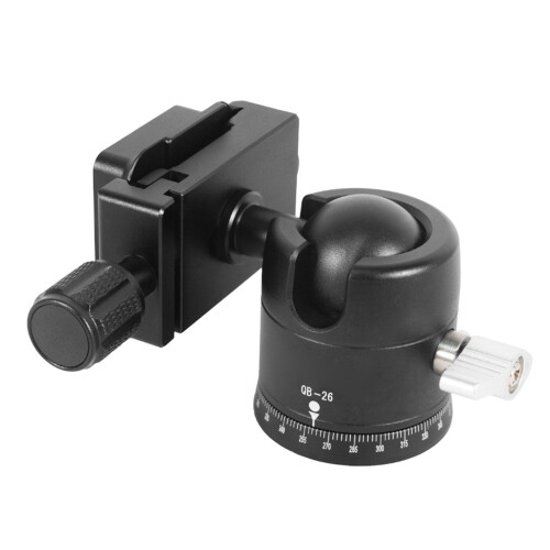 Support à rotule panoramique 360 avec filetage 1/4 pour