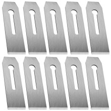 10er-Pack Ersatzmesser für Hobelmaschinen, breite Eisenmesser 44 mm