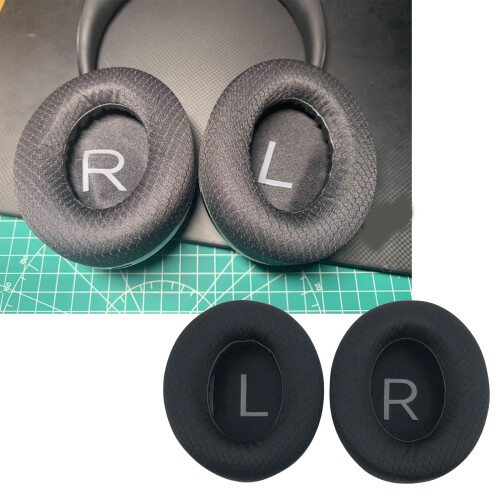 1 paire d'oreillettes en mousse pour casque d'écoute 700-Gris 2