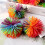 Large Rainbow Monkey Stringy Ball Silicone Bouncing Fluffy- Jugging Ball 1pc The best Gift for Children 5