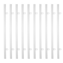 10Pz Appendiposter PVC Trasparenti Con Clip Per Scuole E Negozi