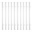 10Pz Appendiposter PVC Trasparenti Con Clip Per Scuole E Negozi 1