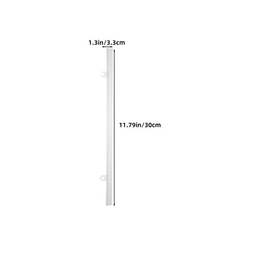 10Pz Appendiposter PVC Trasparenti Con Clip Per Scuole E Negozi 2