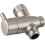Duschverteilerventil, gebürstetes Nickel, G1/2" Messing, Absperrventil für Dusche 1