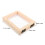 4Ud De Madera Para Papel Con Malla, Y 2