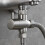 Duschverteilerventil, gebürstetes Nickel, G1/2" Messing, Absperrventil für Dusche 3