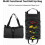 Working Tool Bag Roll Tool Roll Multi-Purpose Tool Roll Up Bag Wrench Roll Pouch Hanging Tool Zipper Carrier Tote 4