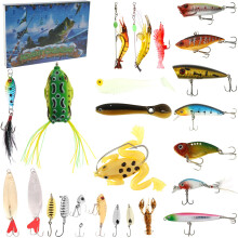 2025 Christmas Fishing Blind Box, 24 Days Christmas Countdown Advent Calendar compatible with Anglers Adult Men Teen Boys, Fishing Tackle Advent