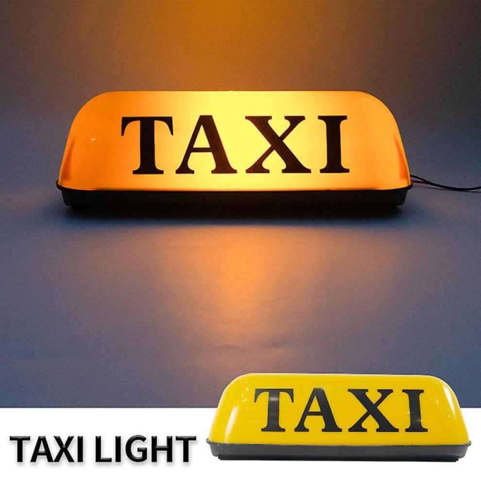 Led Illuminated Magnetic Waterproof Cab Roof Topper Universal Taxi Top Light 7057162500742