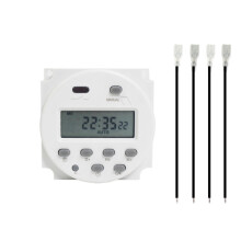1 Second Interval 12V Digital LCD Timer Switch