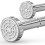 2Pcs Stainless Steel Telescopic Rod 50 Cm-80cm Extendable, Shower Curtain Rod Without Drilli 1