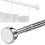 2Pcs Stainless Steel Telescopic Rod 50 Cm-80cm Extendable, Shower Curtain Rod Without Drilli 2
