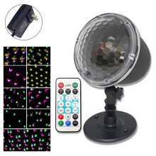 Neige artificielle, guirlande lumineuse décorative de Noël, étanche, télécommande sans fil, couleurs variées, décoration intérieure et