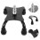 2Pièces Embouts Stables Pour Canne Avec Base Quad Noire En Caoutchouc 10