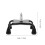 2Pièces Embouts Stables Pour Canne Avec Base Quad Noire En Caoutchouc 3