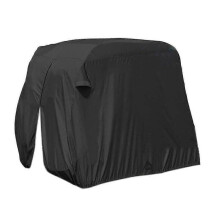 Golf Cart Cover Heavy Duty Universal Golf Cars Cover Waterproof Rainproof Club Car Roof Enclosure Golf Accessories Black