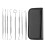 Dental care tools 8 parts with case Silver Silver 2