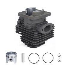 Kit piston-cylindre pour tondeuse à gazon essence, pièces détachées pour outils de jardin compatibles Mitsubishi, circlips inclus pour une