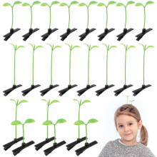 Rave Sprouts Bean Sprout Hair Clip Light Green Color For Festivals 80Pack