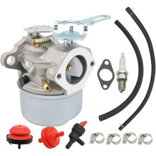 Carburateurreparatieset voor Tecumseh sneeuwblazers met horizontale motor, 4 pk en 5 pk modellen, voor verbeterde prestaties en duurzaamheid.