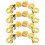 30Pz Bambini PVC Colorati Feste E Premi Classe 1