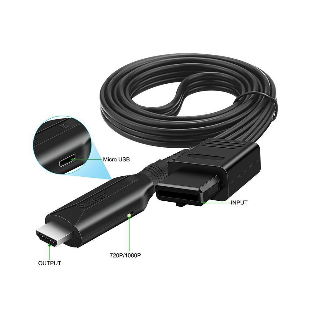 Wii To Hdmi Converter 720P 1080P Hd Wii 2 Hdmi Cable Adapter For Nintendo Wii Gaming 7057162501534