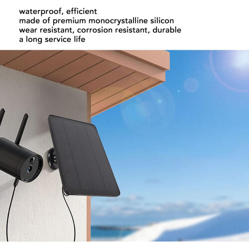 Solar Panel Compatible with Arlo Pro 4/Ultra 2/Pro 3/Ultra/Pro 5S Surveillance Camera Charging Panel 1