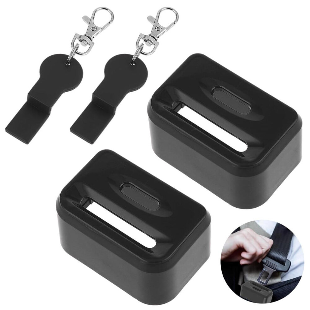 2 Pieces Safety Belt Buckle Protector Car Seat Belt Clip Holder Car Beltlock Protective Buckle To Prevent Children From Unbuckling While Driving 7057162502210