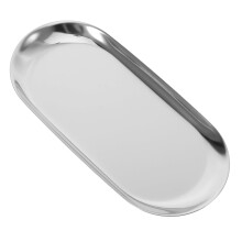 Stainless Steel Tip Tray with Compact Design for Restaurant Bar Coins Snacks and Small Storage