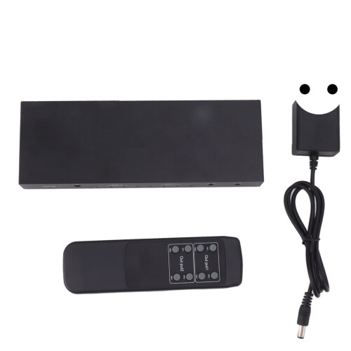 HDMI Multiviewer Switch4Input2Output Matrix Seamless Switcher με τηλεχειριστήριο IR4K Ultra Resolution Συμβατό με