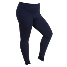 Dameslegging, gladde en elastische pasvorm met een stevige en soepele textuur, gebreide legging met middelhoge taille van zacht stretchkatoen,