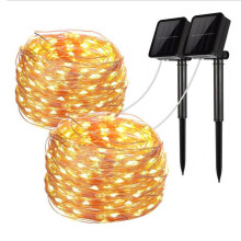 Luminițe solare magice, sârmă de cupru de 10 m cu 8 moduri de iluminare, pornire/oprire automată de la amurg la zori, telecomandă, perfecte