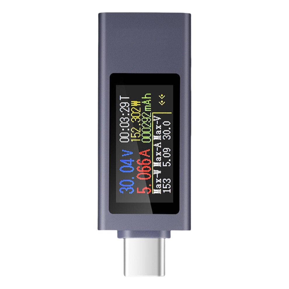 Usb C Charger Tester With Lcd Display, Fast Charging Protocols, Realtime Voltage And Current 9339159835012