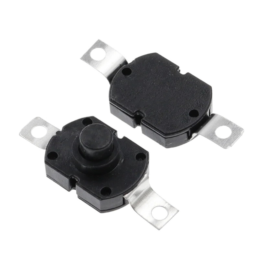 100Pcs 17X12mm Push Button Locking Switch 1A 30V For Flashlight And Table Lamp 9339159835050