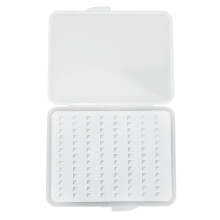 Caja para moscas con tapa transparente para identificación, anillo de sellado impermeable para tamaño de bolsillo, gran capacidad para guardar