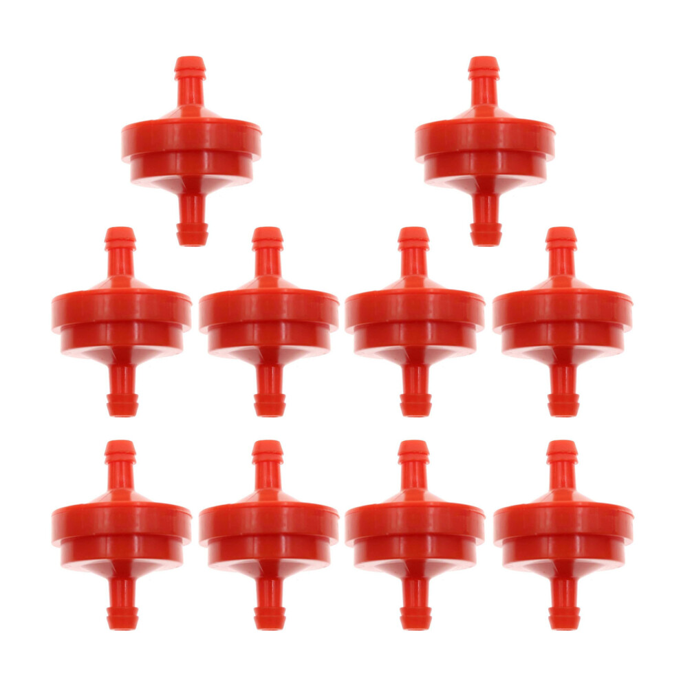 Gasoline Inline Fuel Filter Assembly 150 Micron Sturdy Durable Construction Easy To Install Color Long Service Life For Briggs Stratton Toro John Red 9404207964614