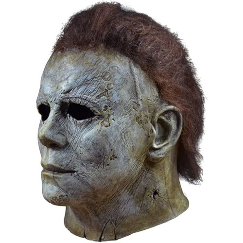 Μάσκα Michael Myers, μάσκα latex σε όλο το κεφάλι, τρομακτική στολή cosplay ενηλίκων, 1