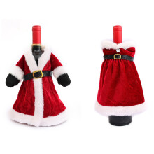 Housses élégantes pour bouteilles de vin, robe pull de Noël réutilisable et lavable pour décorer votre table de fêtes, lot de 6